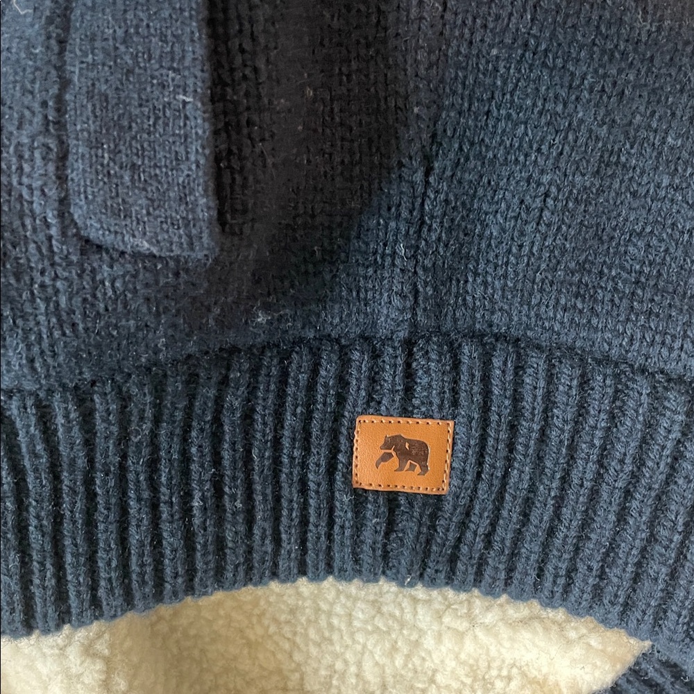 The Normal Brand Knit Wool Sherpa Lined Sweater Jacket - Picture 3 of 3